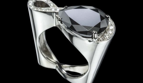 black diamond ring